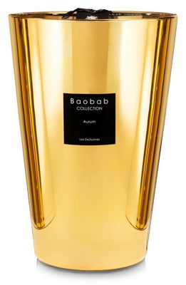 Baobab Collection Les Exclusives Aurum Gold Candle in Gold- Extra Large
