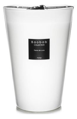 Baobab Collection Les Prestigieuses Pierre de Lune Candle in White-Extra Large