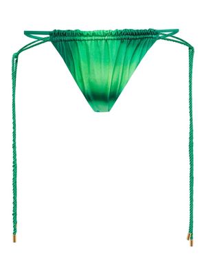 Baobab Collection Lula gradient-effect bikini bottoms - Green