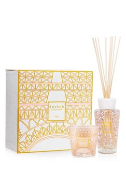 Baobab Collection My First Baobab Paris Candle & Diffuser Set in Gold