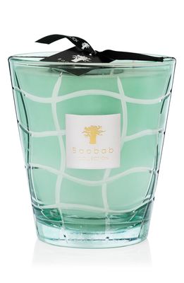 Baobab Collection Waves Glass Candle in Nazare