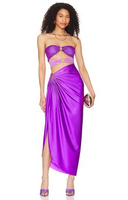 Baobab Isla Maxi Dress in Purple