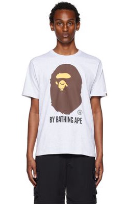 BAPE Gray 'By Bathing Ape' T-Shirt