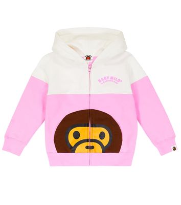 BAPE Kids Baby Milo® cotton zip-up hoodie