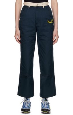BAPE Navy Painter Trousers