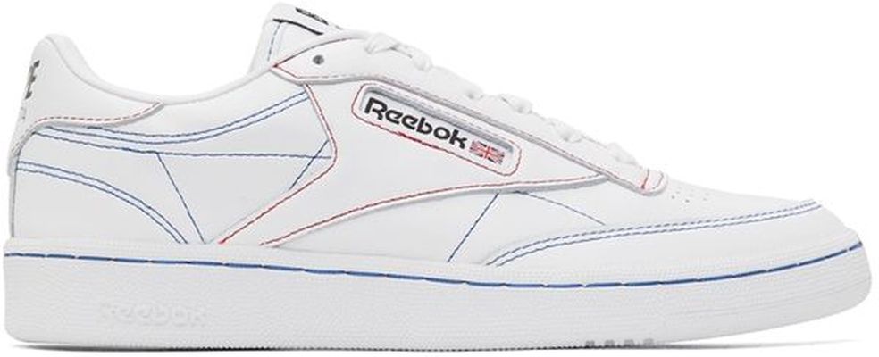BAPE White Reebok Edition Club C 85 Sneakers