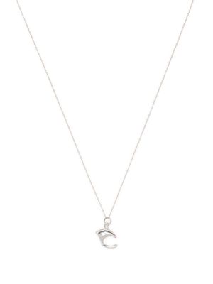 BAR JEWELLERY C-charm alphabet necklace - Silver