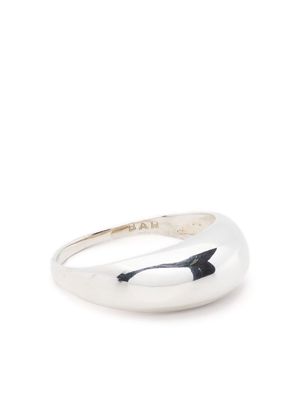 BAR JEWELLERY Orb sculpted ring - Silver