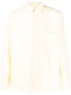 Baracuta button-down cotton shirt - Yellow