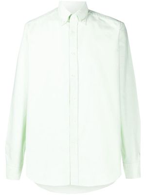 Baracuta buttoned-collar long-sleeve shirt - Green