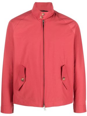 Baracuta high-neck flap-pockets lightweight jacket - Red
