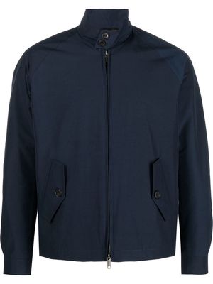 Baracuta high-neck flap-pockets windbreaker - Blue