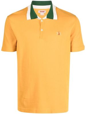 Baracuta logo-embroidered polo shirt - Yellow