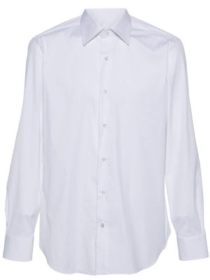 Barba classic-collar shirt - White