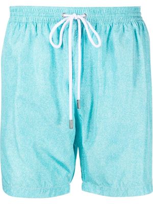 Barba drawstring-fastening swim-shorts - Blue