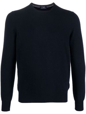 Barba fine-knit cashmere jumper - Blue