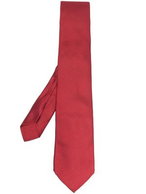 Barba jacquard silk tie - Red