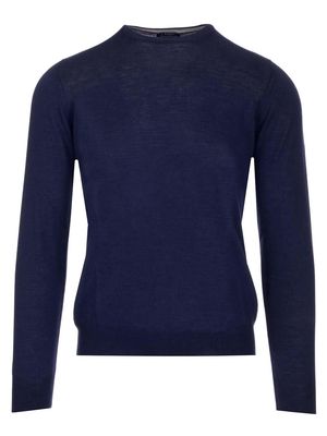 Barba Napoli Crewneck Knitted Long-sleeved Jumper