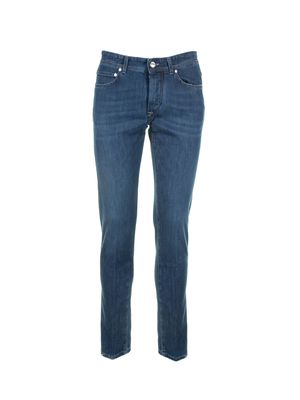 Barba Napoli Jeans In Blue Denim