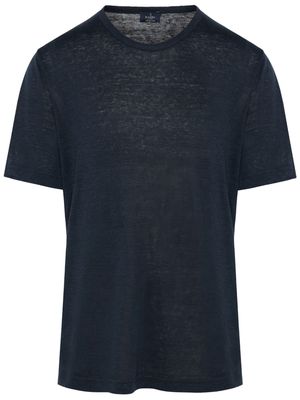 Barba piqué-weave T-shirt - Blue