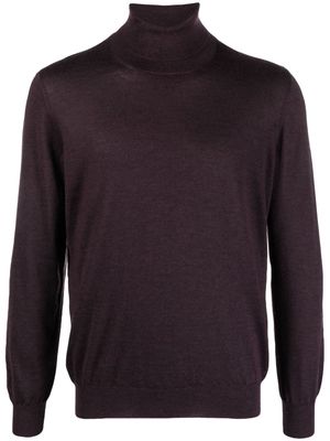 Barba roll-neck cashmere-blend jumper - Purple
