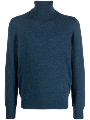 Barba roll-neck cashmere jumper - Blue