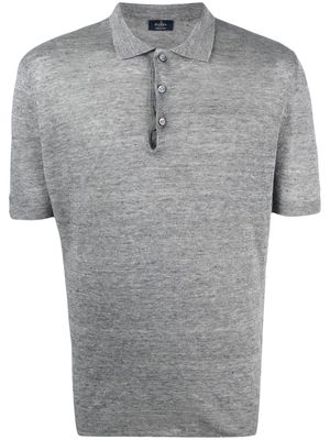Barba short-sleeved polo shirt - Grey