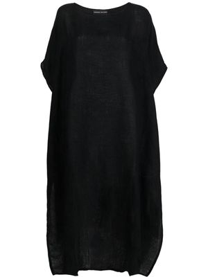 Barbara Bologna wool short-sleeve dress - Black