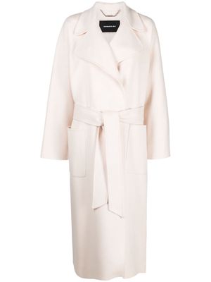 Barbara Bui belted single-breasted coat - Neutrals