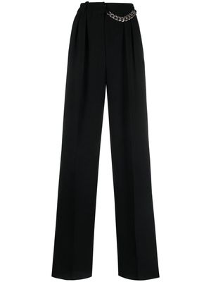 Barbara Bui chain-detail wide-leg trousers - Black