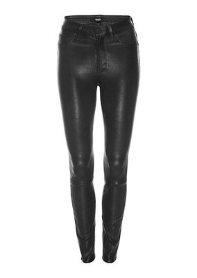 Barbara High-Rise Super Skinny Leather Pants