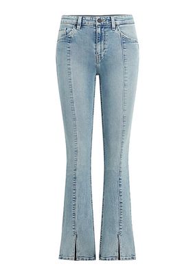 Barbara High-Rise Vent Baby Bootcut Jeans