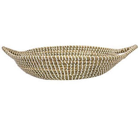 Barbara King Woven Seagrass Bowl with Handles