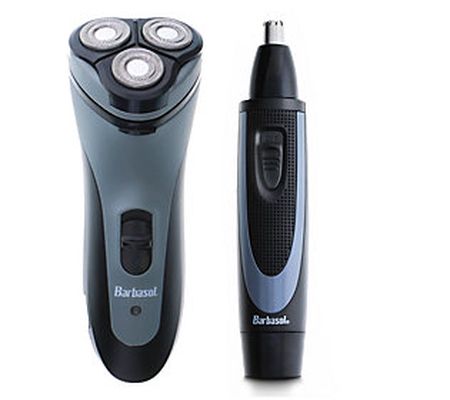 Barbasol 2-in-1 Rotary Shaver and Nose Trimmer Kit