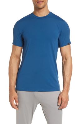 Barbell Apparel Men's Havok Stretch Crewneck T-Shirt in Cobalt
