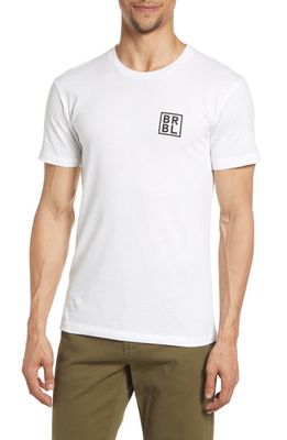 Barbell Apparel Men's The Boundaries Crewneck T-Shirt in White