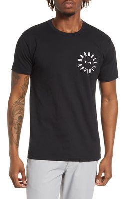 Barbell Apparel The Full Circle Cotton Blend Graphic Tee in Black