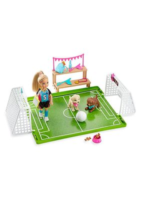 Barbie® Chelsea® Soccer 17-Piece Playset