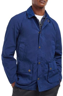 Barbour Ashby Casual Cotton Jacket in Inky Blue