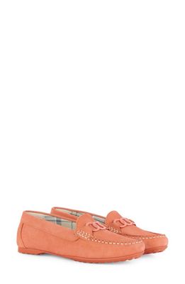Barbour Astrid Moc Toe Driving Loafer in Red