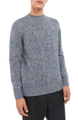 Barbour Atley Cotton Sweater in Blue Mix
