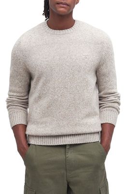 Barbour Atley Cotton Sweater in Stone