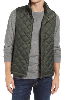 Barbour Barlow Quilted Vest in Forest
