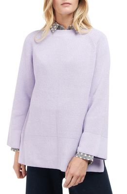 Barbour Barrhead Cotton Sweater in Iris