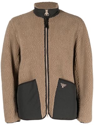 Barbour Beacon Starling fleece bomber jacket - Brown