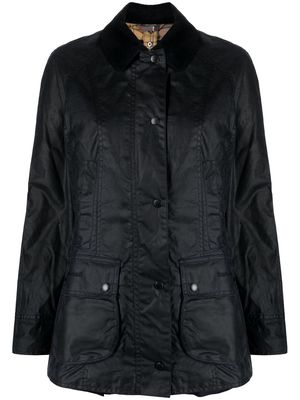 Barbour Beadnell wax-coated cotton jacket - Blue