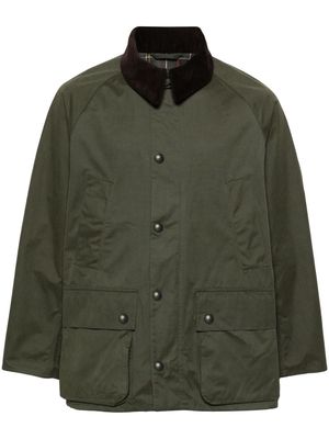 Barbour Bedale contrasting-collar jacket - Green