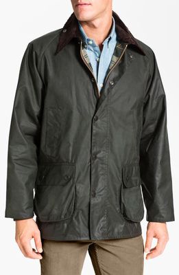 Barbour 'Bedale' Regular Fit Waxed Cotton Jacket in Sage