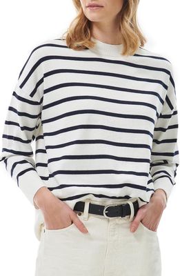 Barbour Bradley Stripe Long Sleeve T-Shirt in Cloud