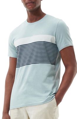 Barbour Braeside Stripe T-Shirt in Blue Chalk